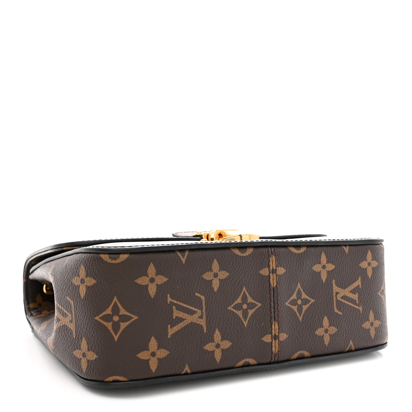 Patent Calfskin Monogram Cherrywood BB Black