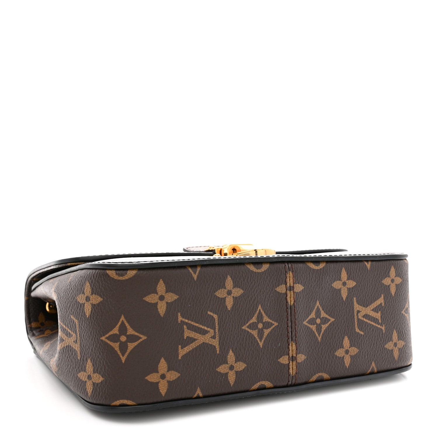 Louis Vuitton Patent Calfskin Monogram Cherrywood BB Black 4 of 11