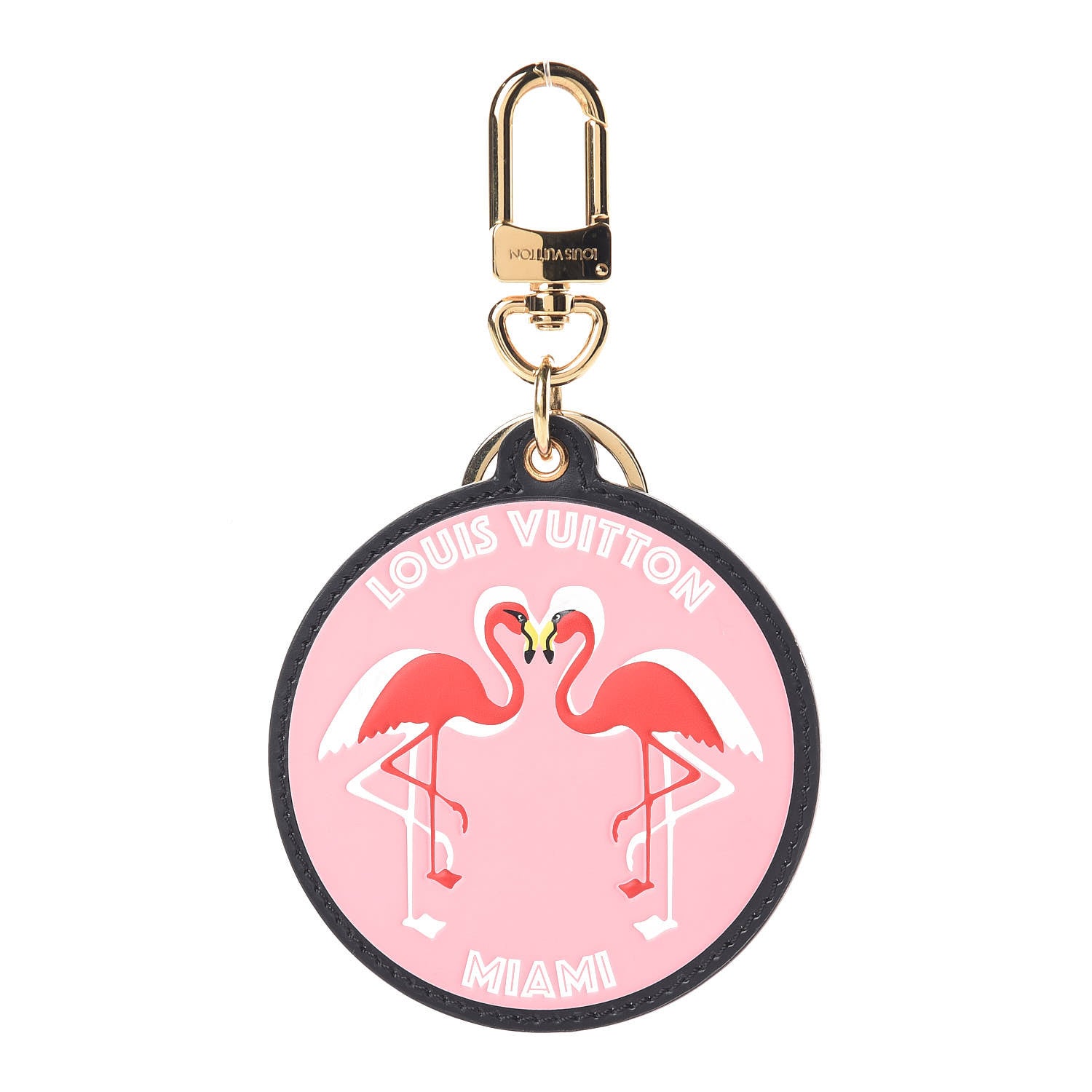 Louis Vuitton World Tour Flamingo Bag Charm Key Holder 1 of 3
