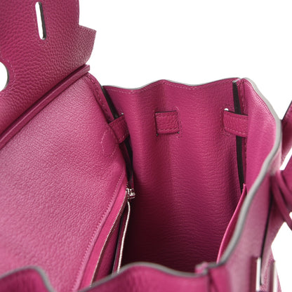 Hermes Togo Birkin 25 Rose Pourpre 14 of 38
