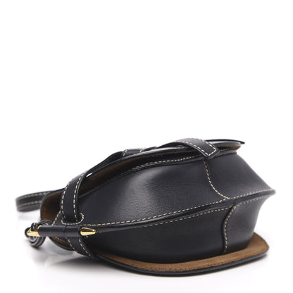 Loewe Grained Calfskin Mini Gate Crossbody Bag Navy 4 of 10