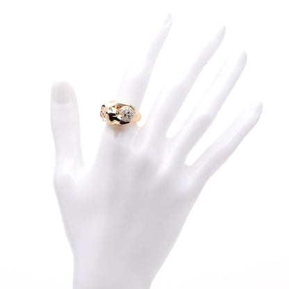Cartier 18K Yellow Gold Diamond Onyx Emerald Panthère De Ring 53 6.25 2 of 11