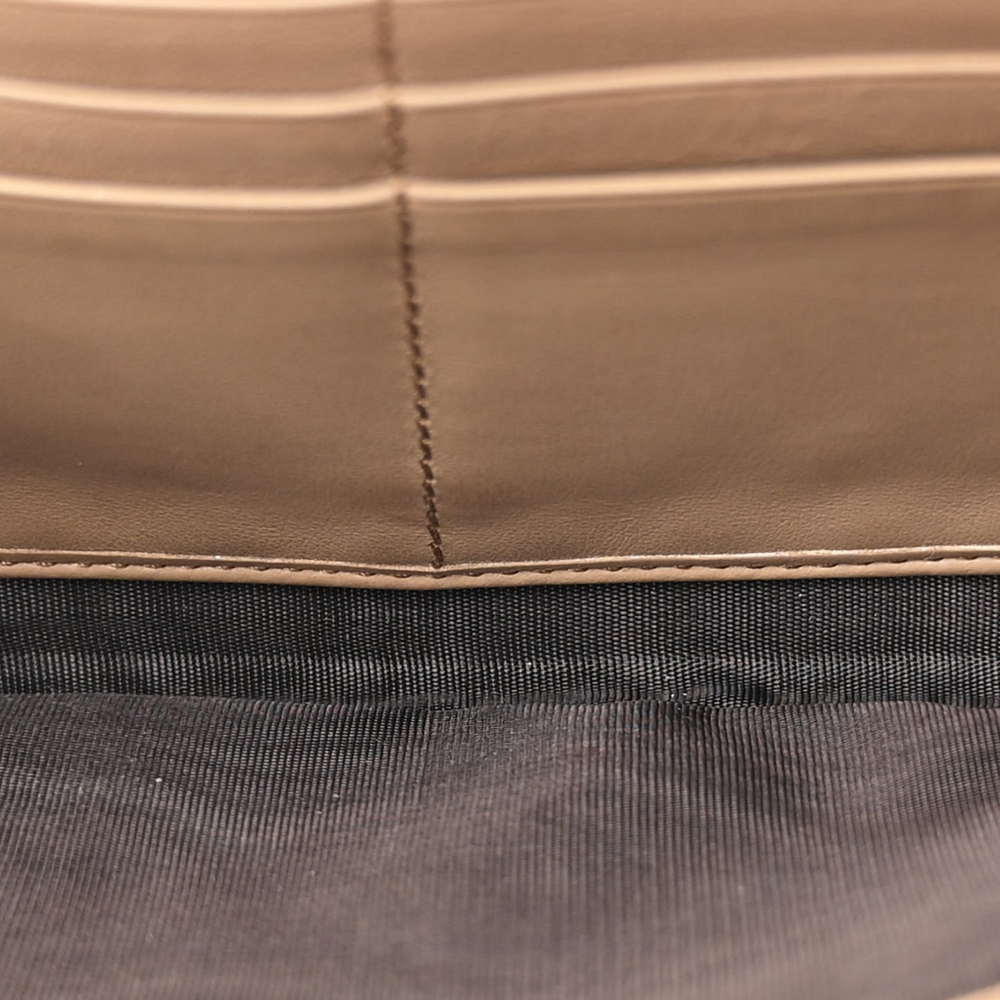 GG Supreme Monogram Mini Dionysus Chain Wallet Beige Taupe