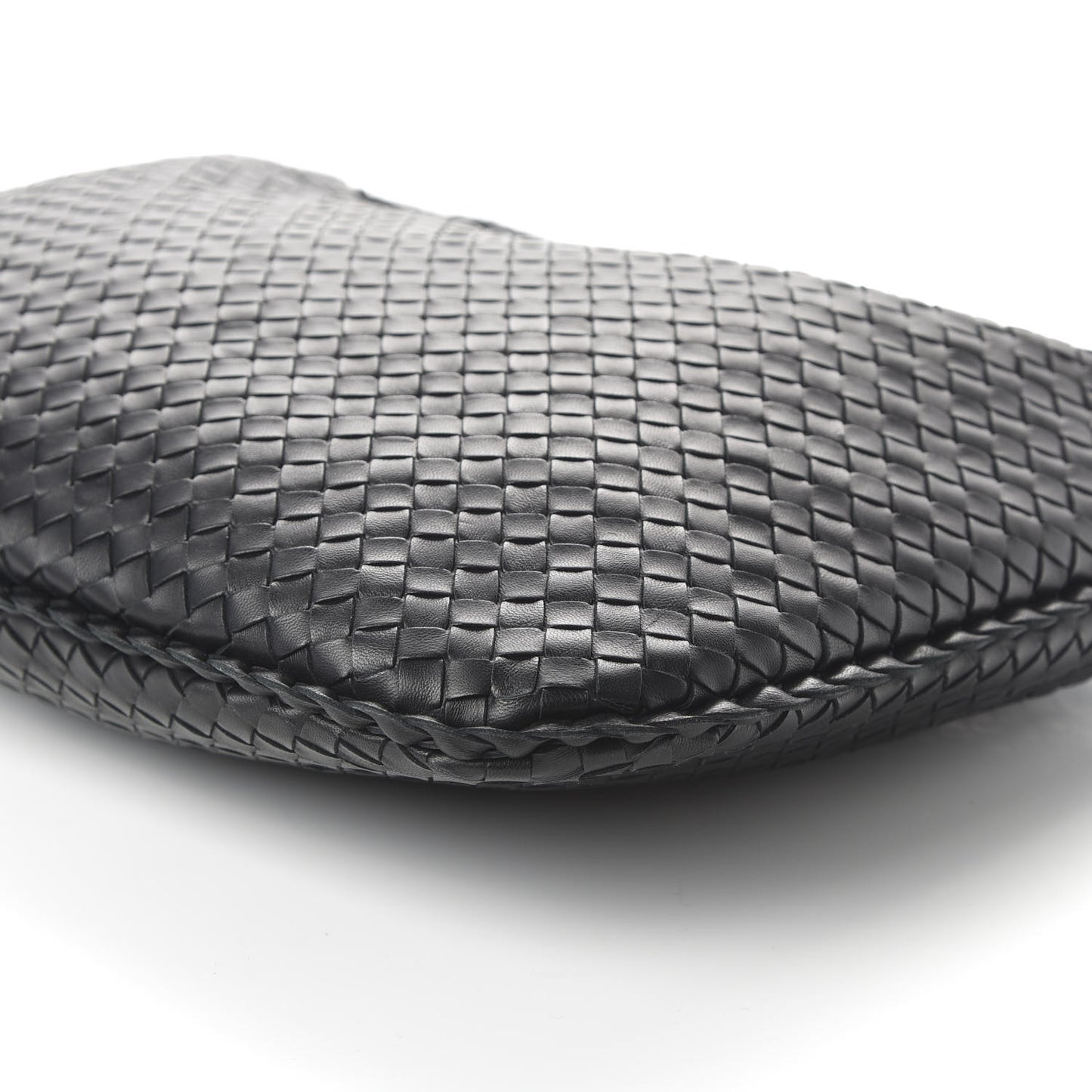 Nappa Intrecciato Large Veneta Hobo Black