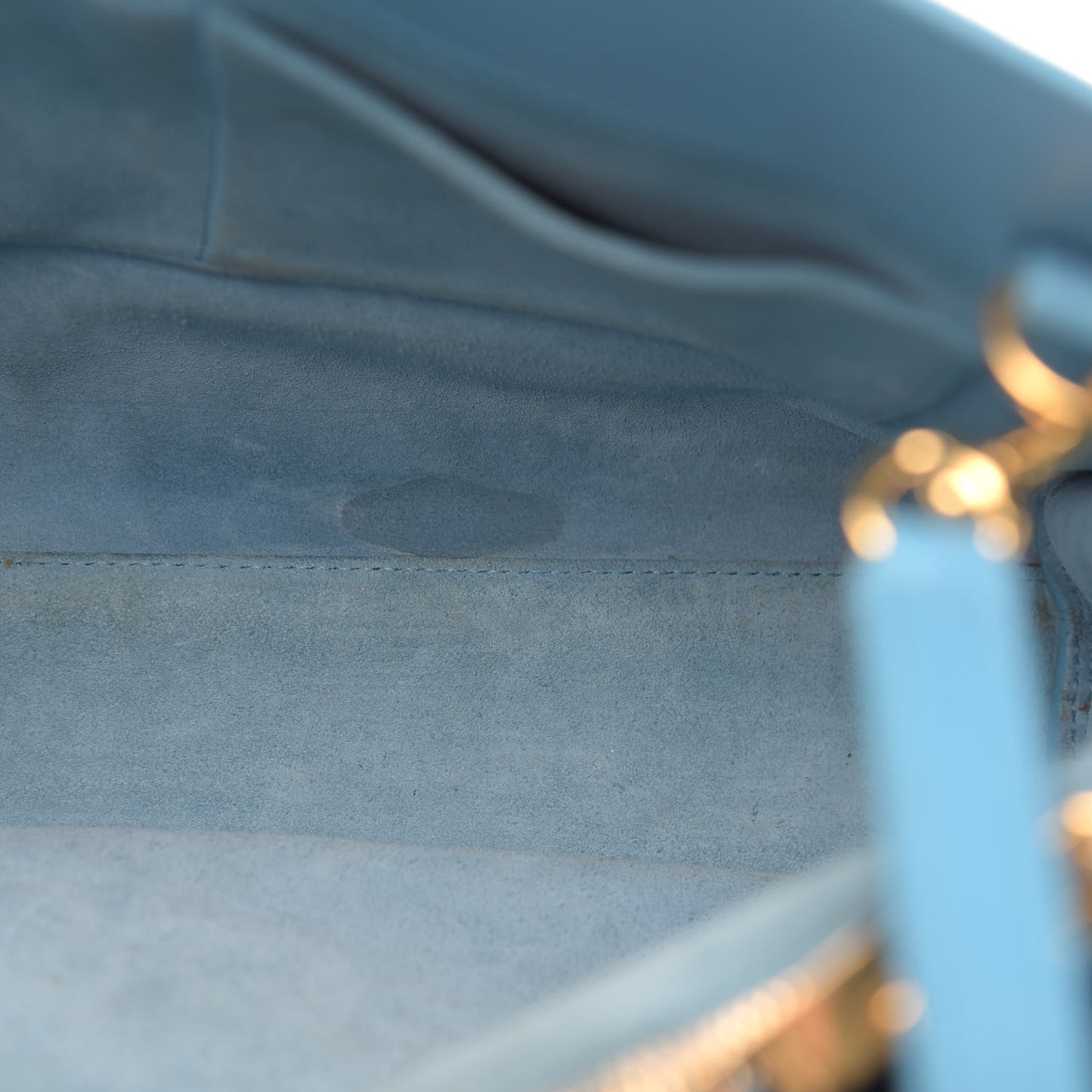 Calfskin Small Sac De Jour Light Blue