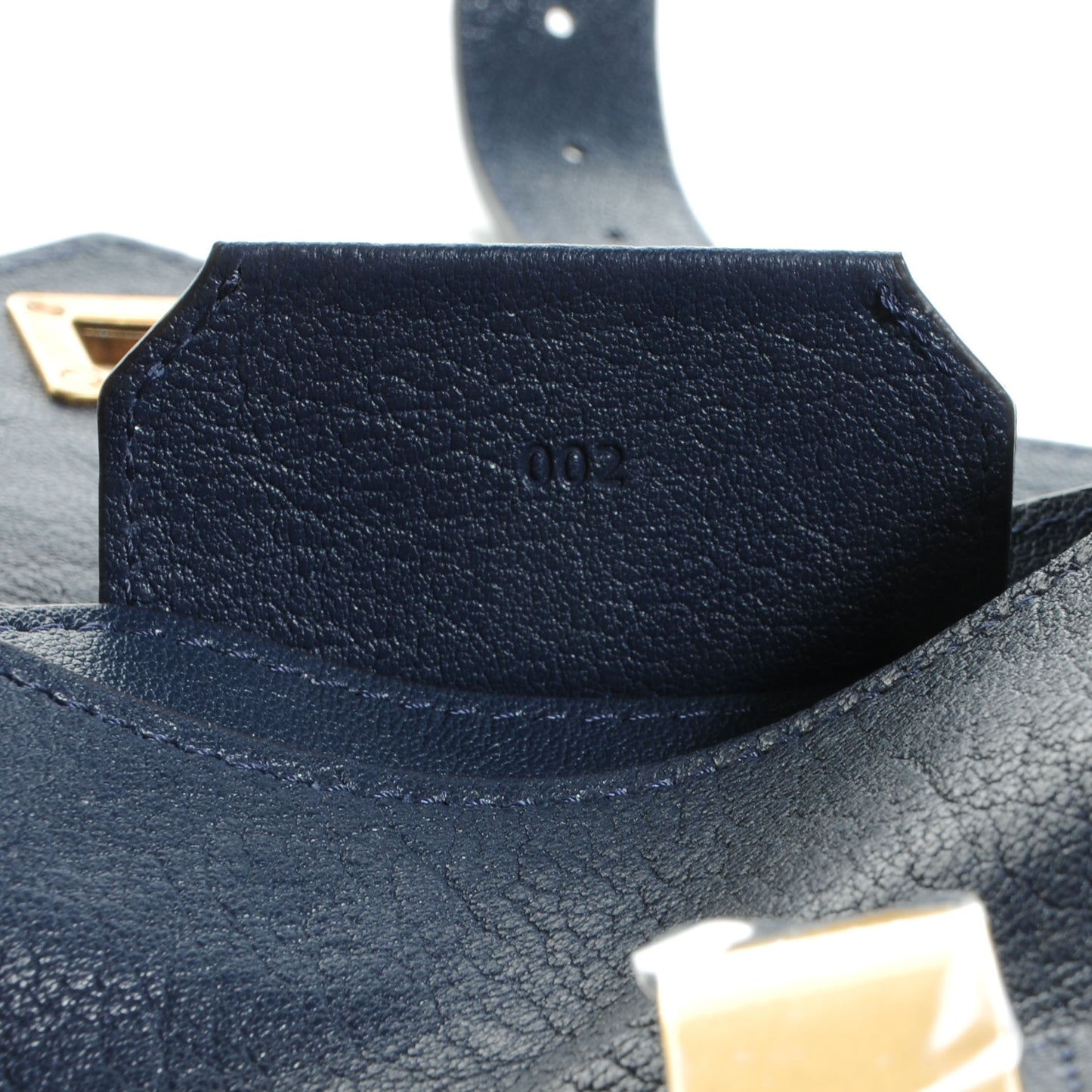 Leather PS1 Mini Pouch Messenger Bag Midnight