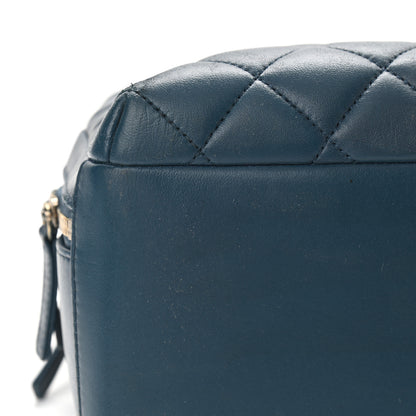 Chanel Lambskin Quilted Large Trendy CC Bowling Bag Blue 12 of 16