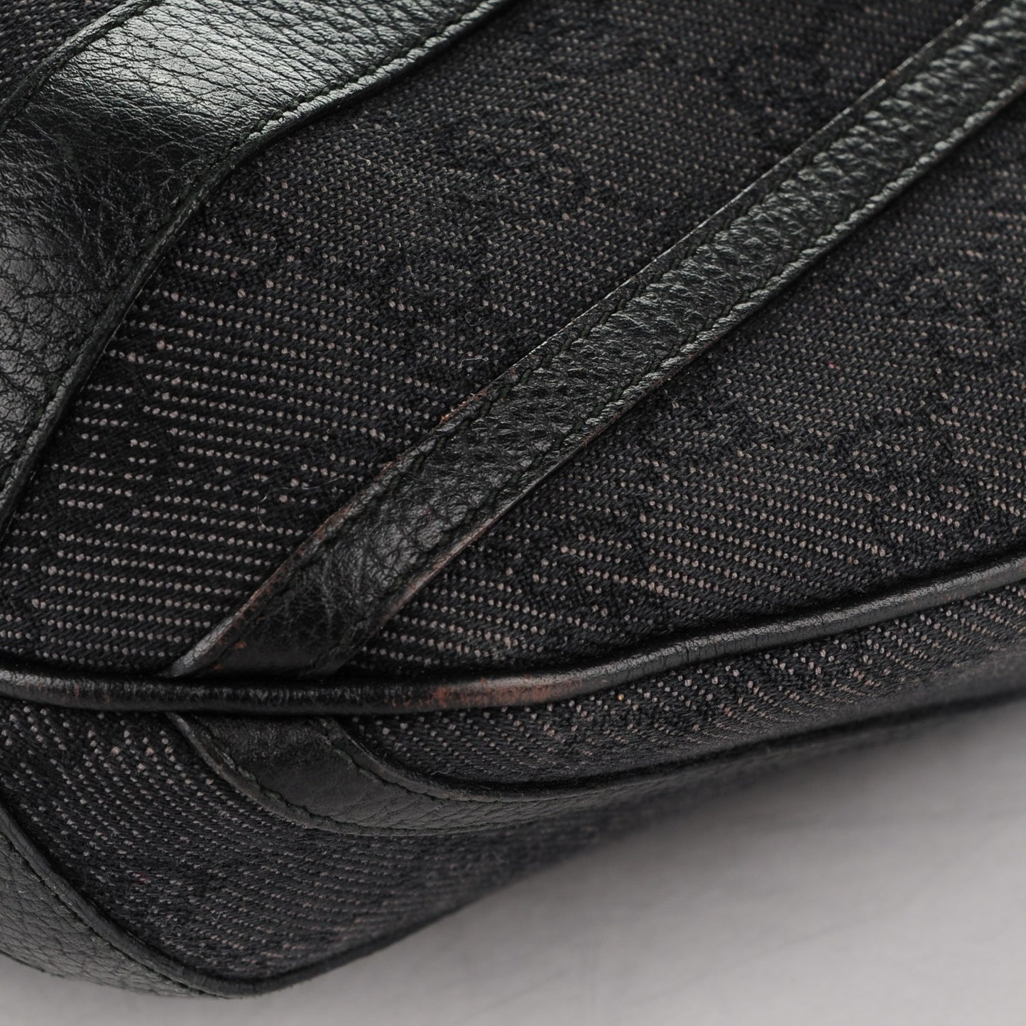 Monogram Medium Abbey Convertible Tote Black