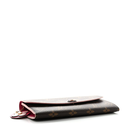 Louis Vuitton Monogram Bloom Flower Emilie Wallet 4 of 10