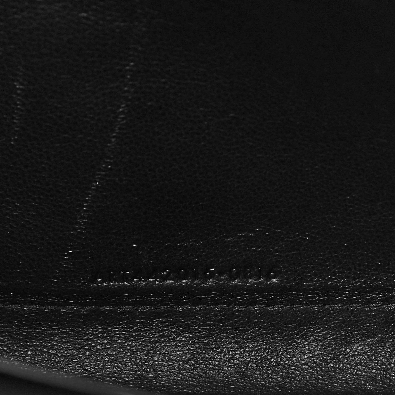 Saint Laurent Calfskin Heart Studded Monogram Chain Wallet Black 7 of 17