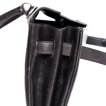 Hermes Box Kelly Retourne 32 Chocolate 15 of 53