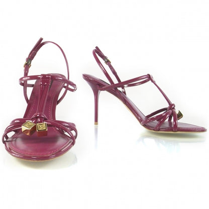 Louis Vuitton Ingrid Strappy Heels Raspberry Pink 1 of 6