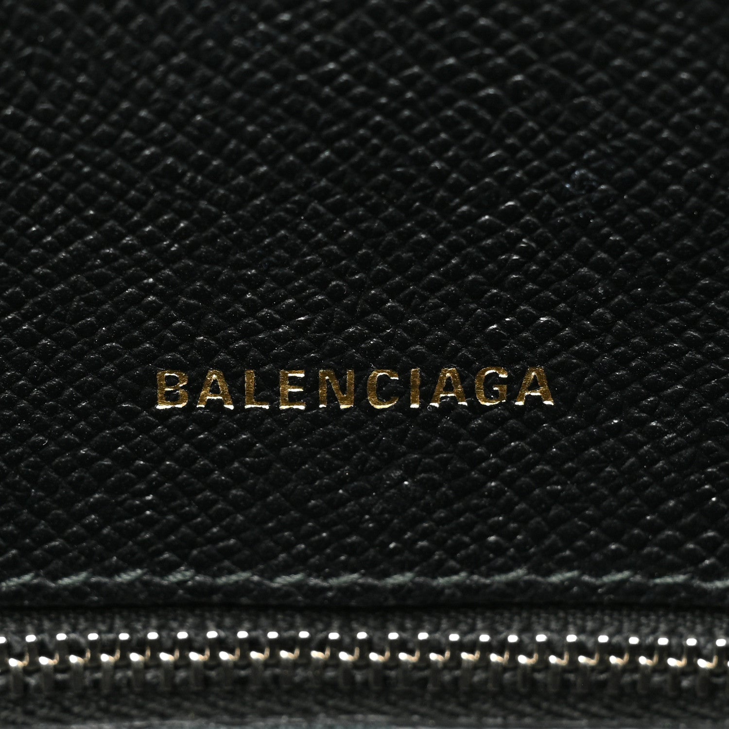 Balenciaga Signature Grained Calfskin Logo M Ville Top Handle Bag Green 6 of 20