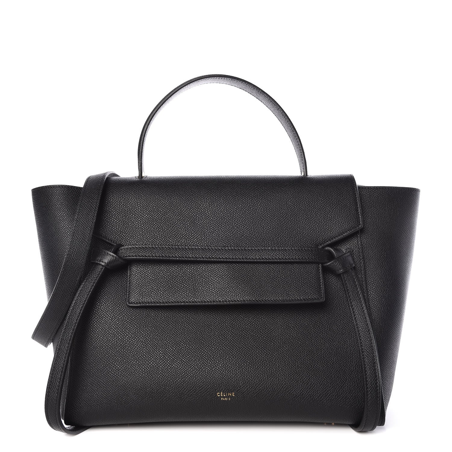 Celine Grained Calfskin Mini Belt Bag Black 1 of 8