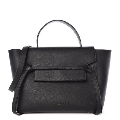 Celine Grained Calfskin Mini Belt Bag Black 1 of 8