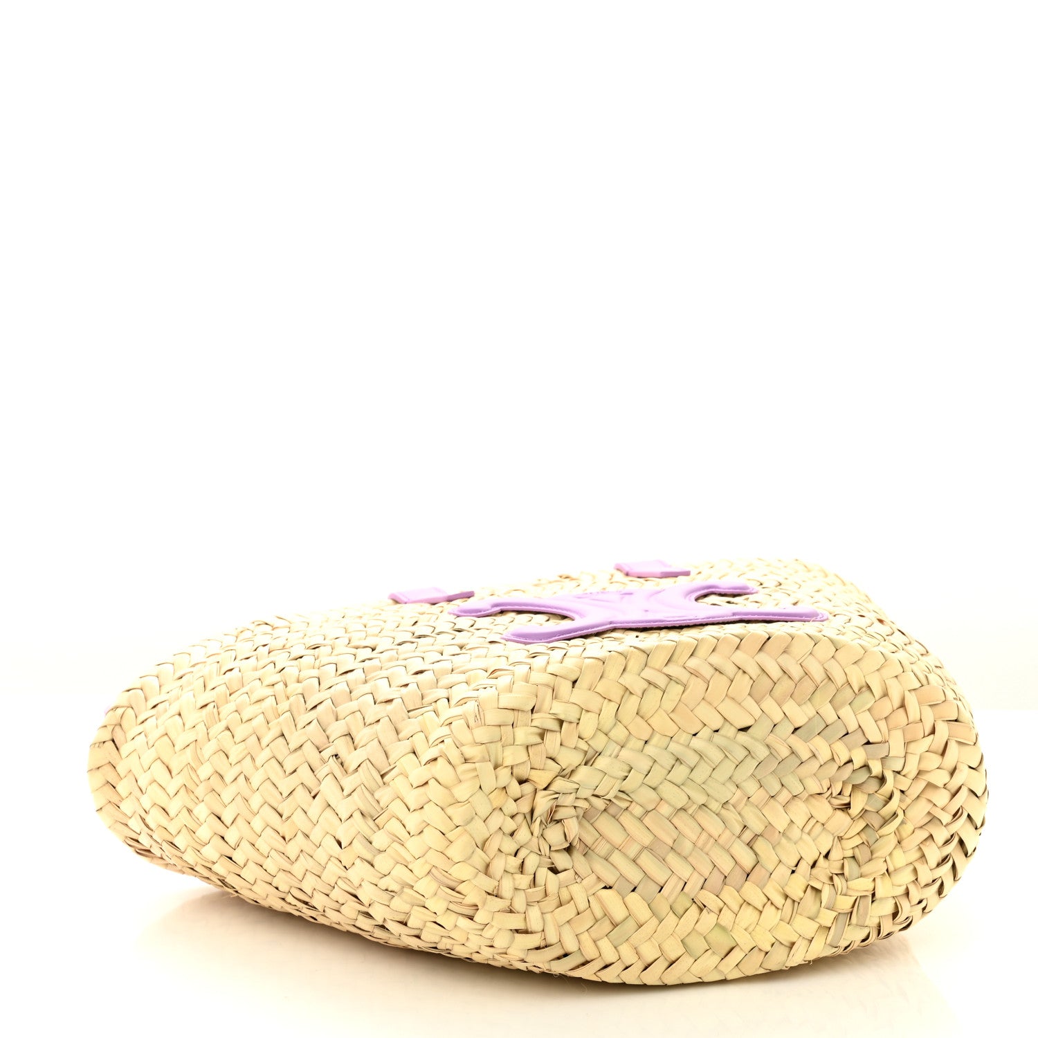 Celine Raffia Calfskin Triomphe Teen Panier Vintage Mauve 4 of 9