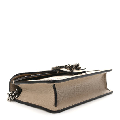 Gucci GG Supreme Monogram Textured Dollar Calfskin Super Mini Dionysus Shoulder Bag Beige Mystic White Oatmeal 4 of 9