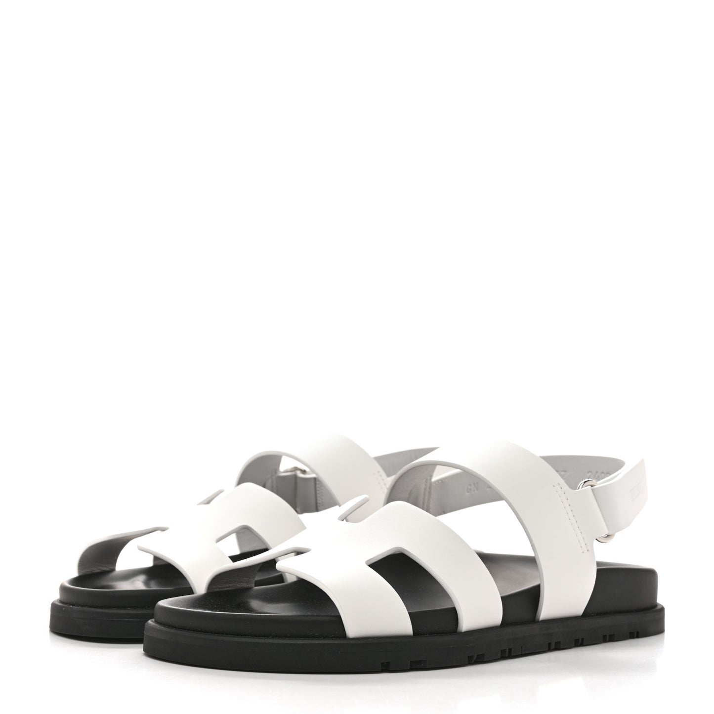 Calfskin Womens Genius Sandals 37 White