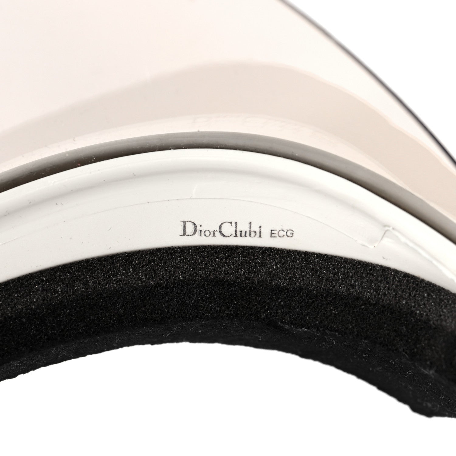 Christian Dior Mirrored DiorClub1 Sun Visor Black 6 of 7