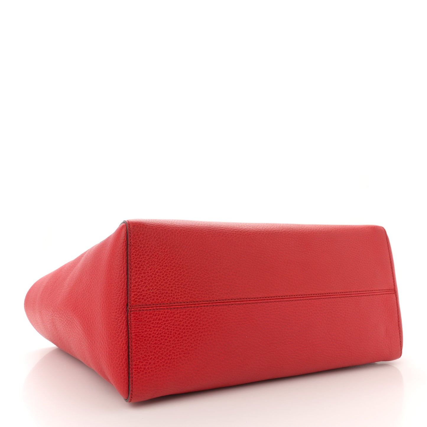 Dollar Calfskin Medium Swing Tote Red