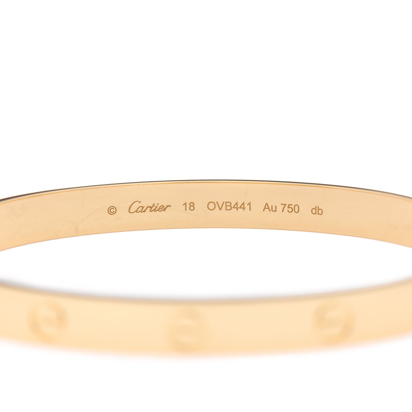 18K Yellow Gold LOVE Bracelet 18