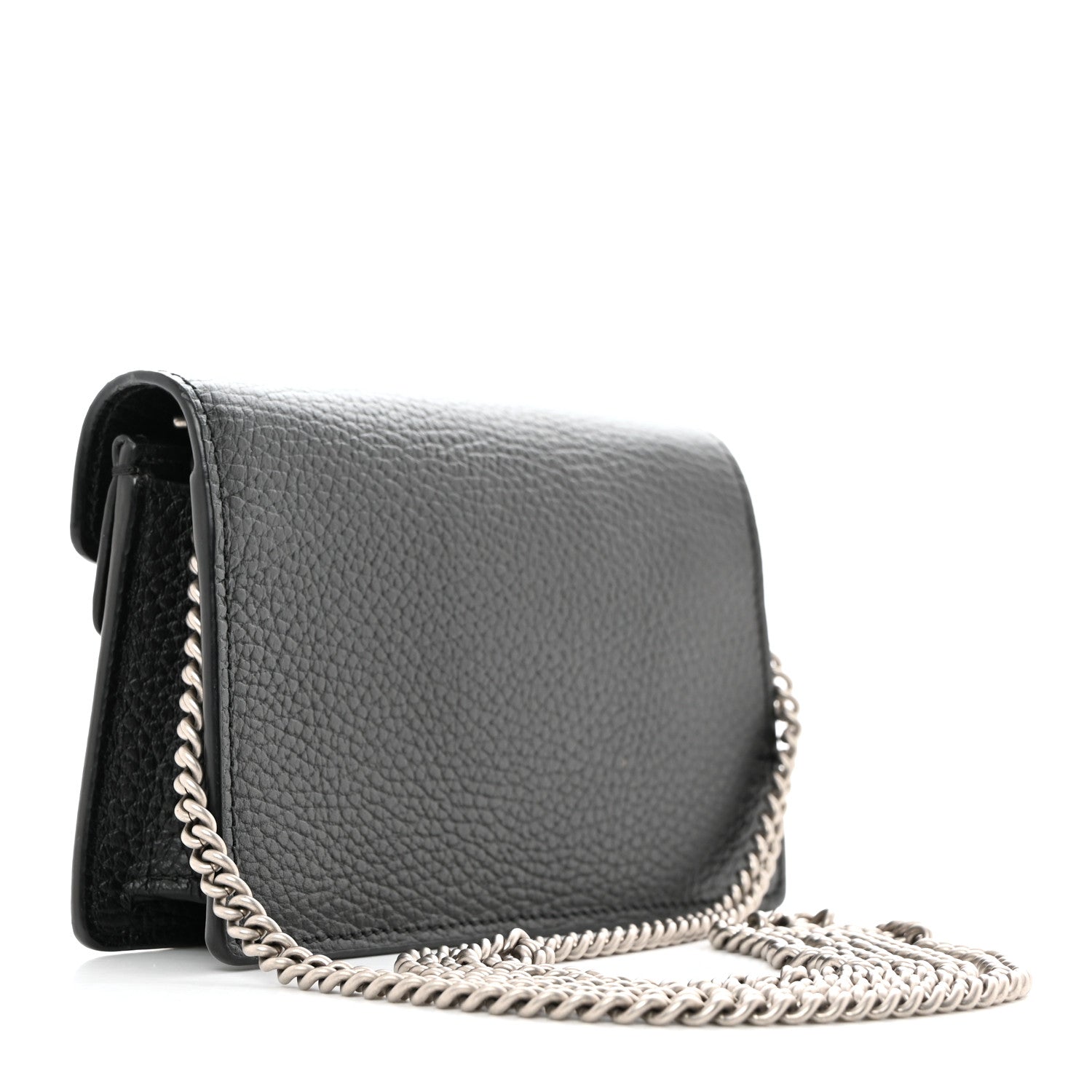Gucci Calfskin Super Mini Dionysus Shoulder Bag Black 4 of 11