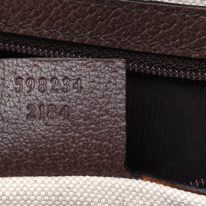 Gucci GG Supreme Monogram Web Toiletry Case Brown 7 of 12