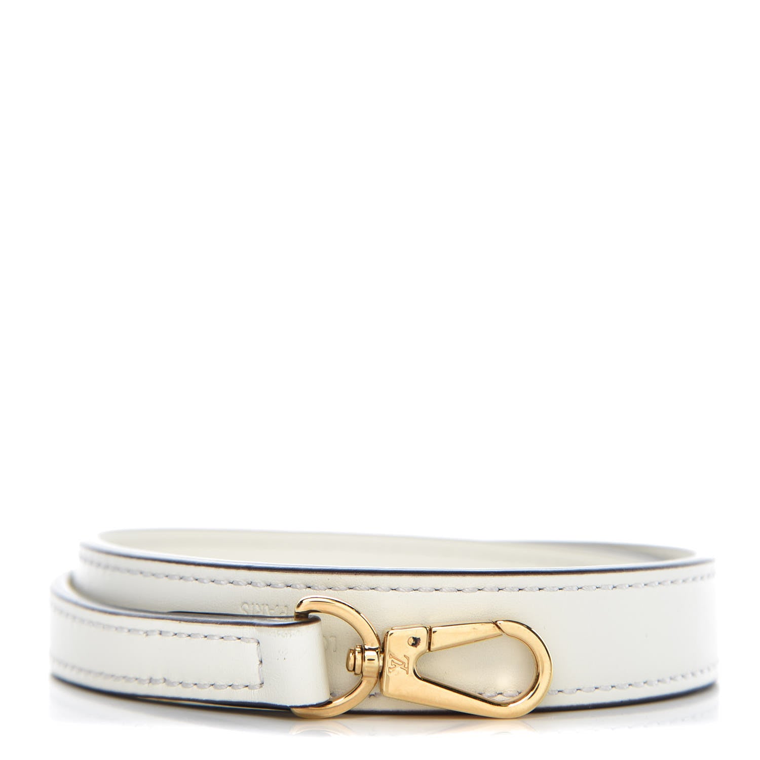 Louis Vuitton Calfskin Montaigne Shoulder Strap Ivory 1 of 4