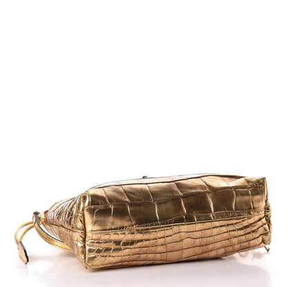 Burberry Metallic Alligator Little Crush Gold 4 of 9