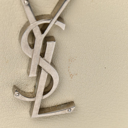 Saint Laurent Lambskin Monogram Small Lou Camera Bag White 12 of 15