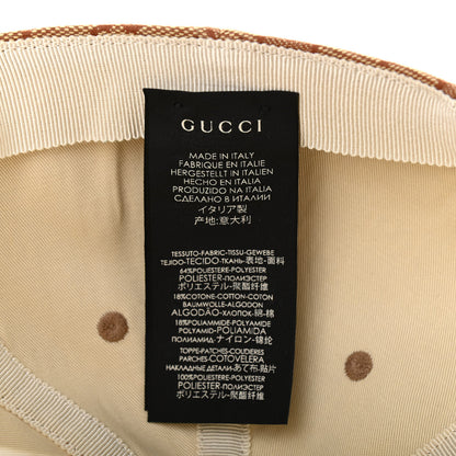Gucci X MLB Monogram LA Dodgers Baseball Hat 57-61 Beige Ruggine 8 of 9