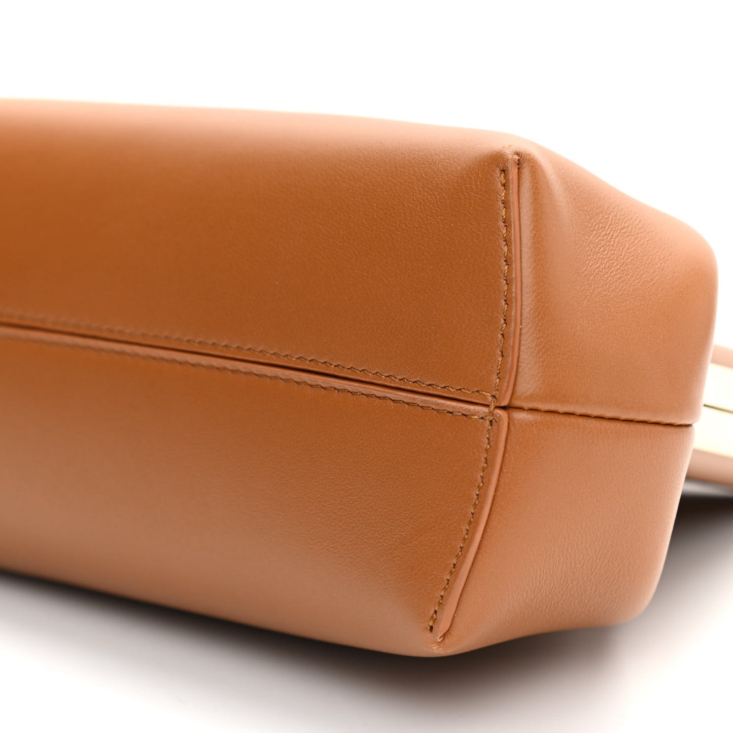 Shiny Nappa Small Fendi First Caramello