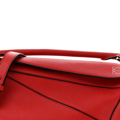 Loewe Calfskin Small Puzzle Bag Scarlet 8 of 14