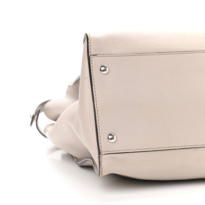 Fendi Vitello Seta Plexiglass Granite Large Peekaboo Iconic Satchel Polvere 8 of 11
