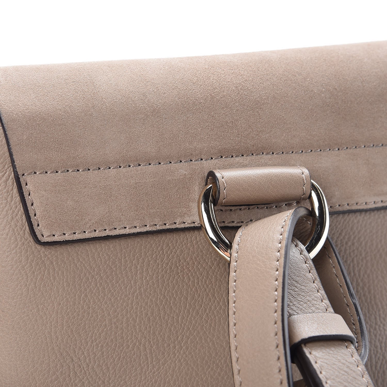 Chloe Suede Calfskin Small Faye Backpack Motty Grey 11 of 15