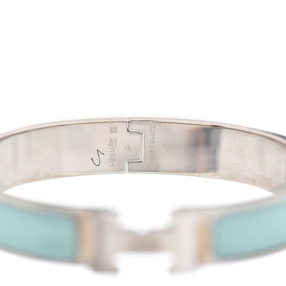Hermes Enamel Narrow Clic Clac H Bracelet PM Lagon 4 of 4