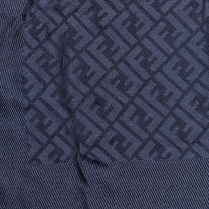 Fendi Silk Wool FF Shawl Blue 3 of 6