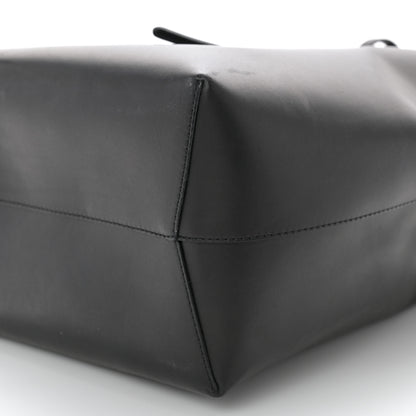 Mansur Gavriel Vegetable Tanned Calfskin Bucket Bag Black Flamma 9 of 10