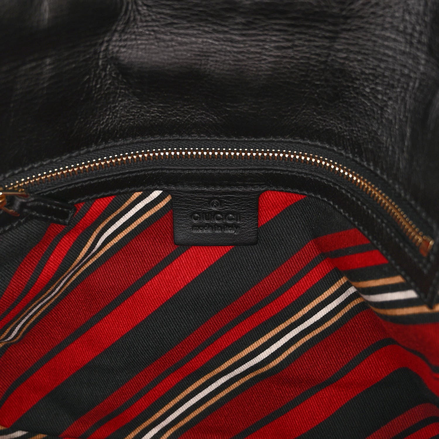 Gucci Calfskin Small Britt Shoulder Bag Black 6 of 9