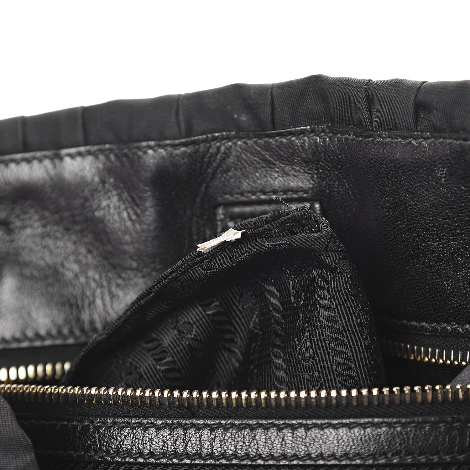Prada Tessuto Nylon Gaufre Satchel Black 7 of 11