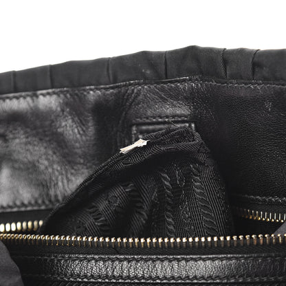 Prada Tessuto Nylon Gaufre Satchel Black 7 of 11