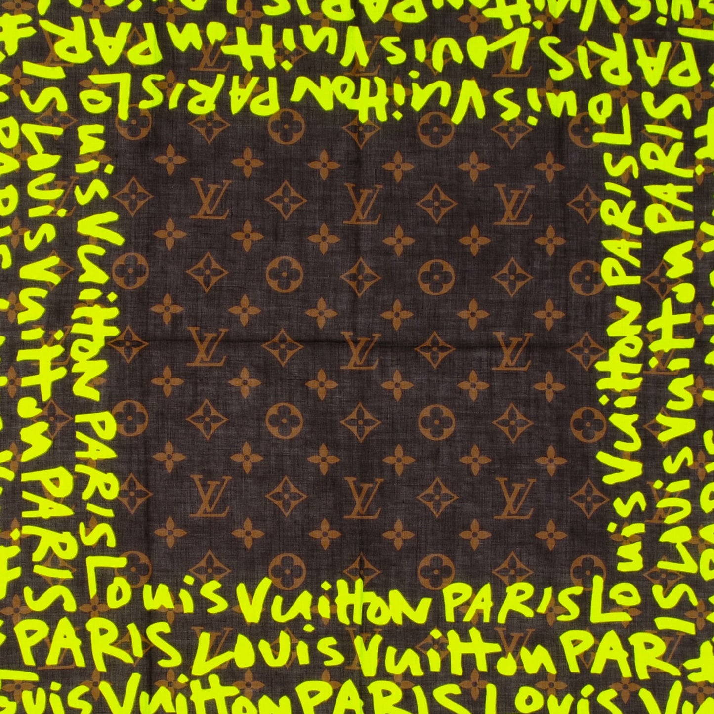 Cotton Graffiti Bandana Green