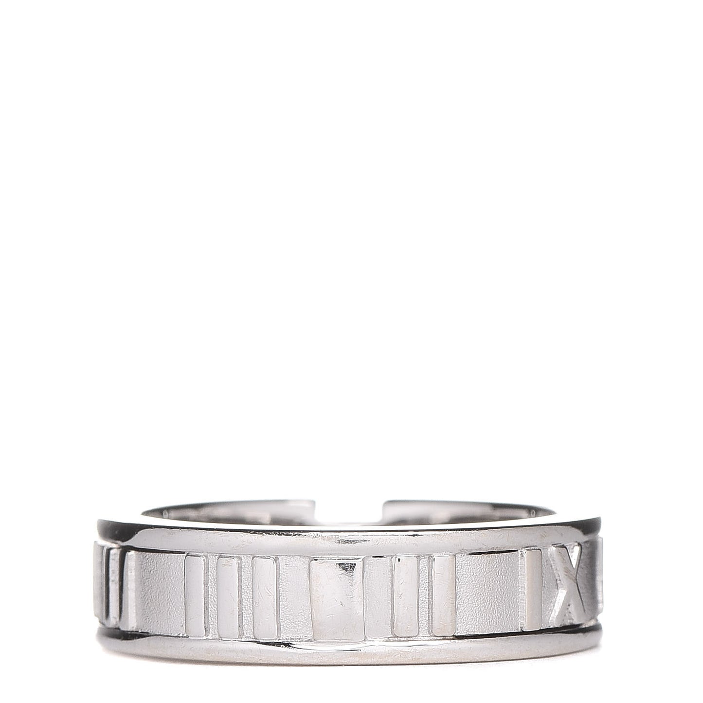 18K White Gold Diamond Atlas Ring 54 7