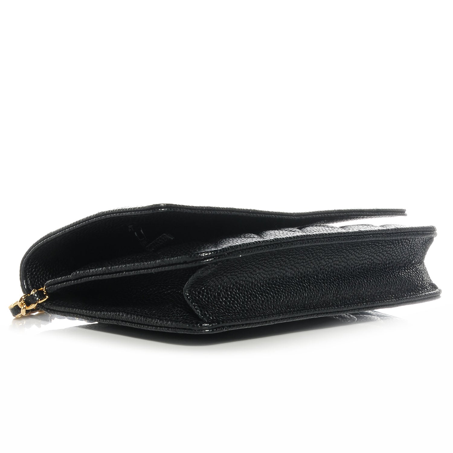 Chanel Caviar Quilted Wallet on Chain Black 4 of 9
