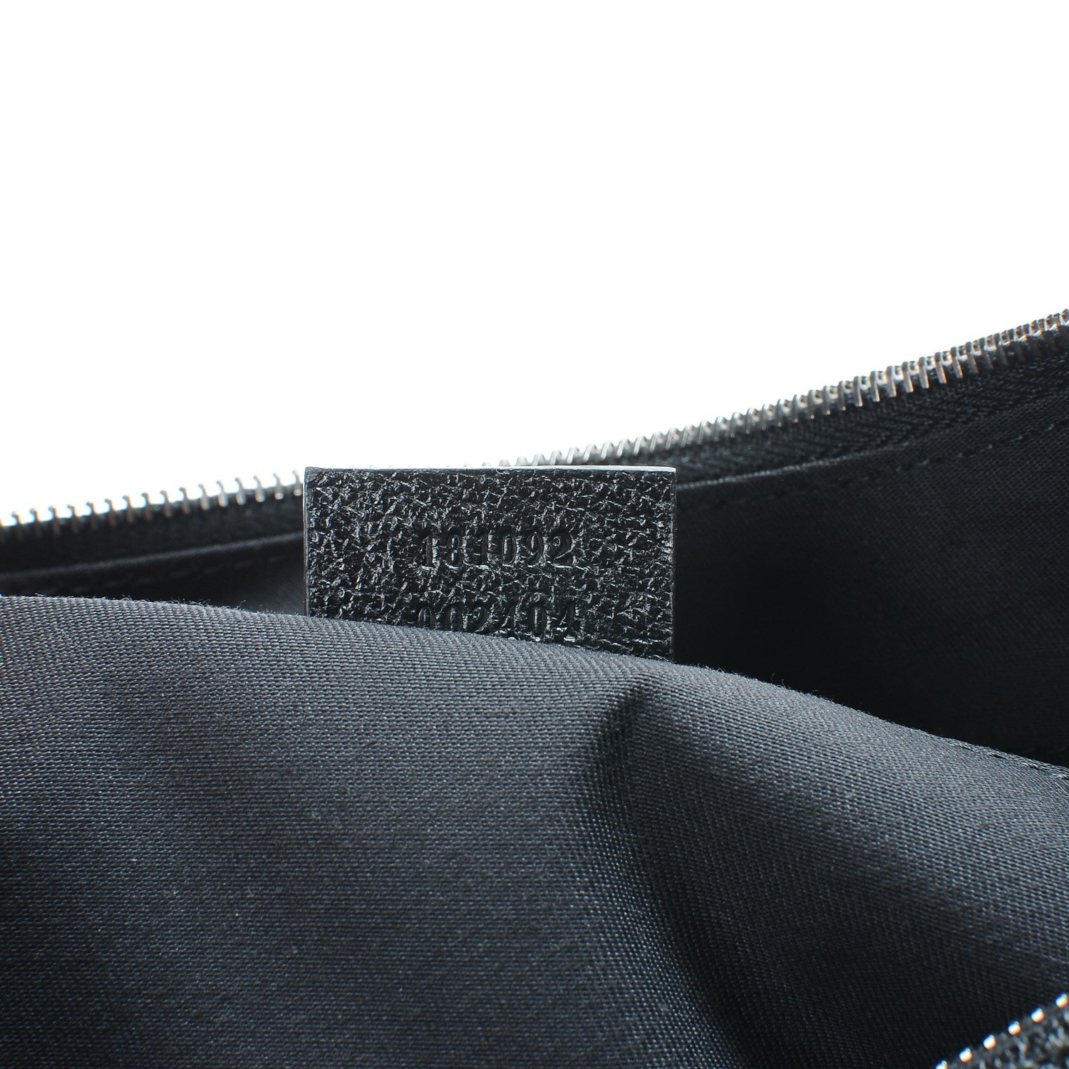 Gucci Monogram Web Medium Half Moon Hobo Black 7 of 7