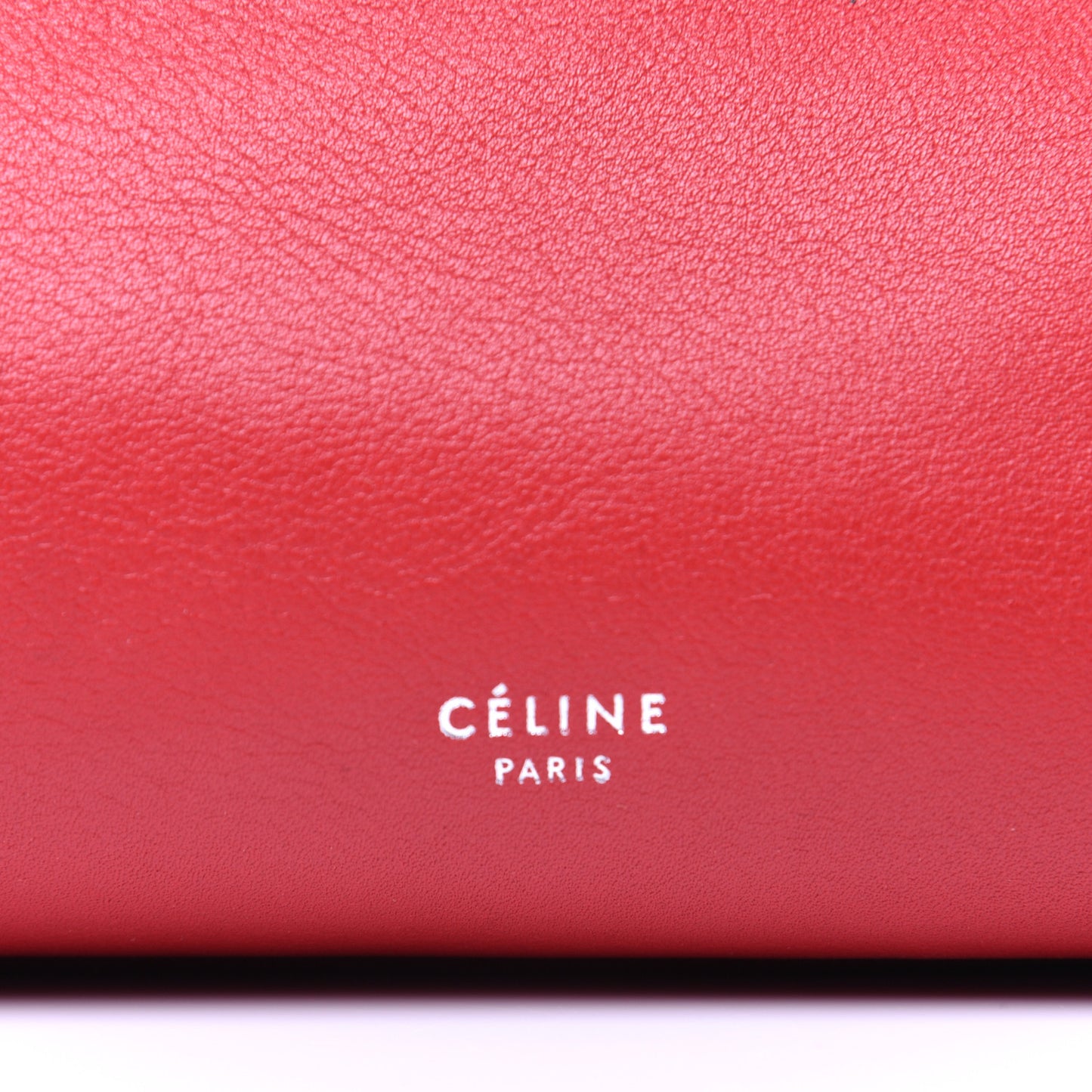 Smooth Calfskin Small Big Bag Red