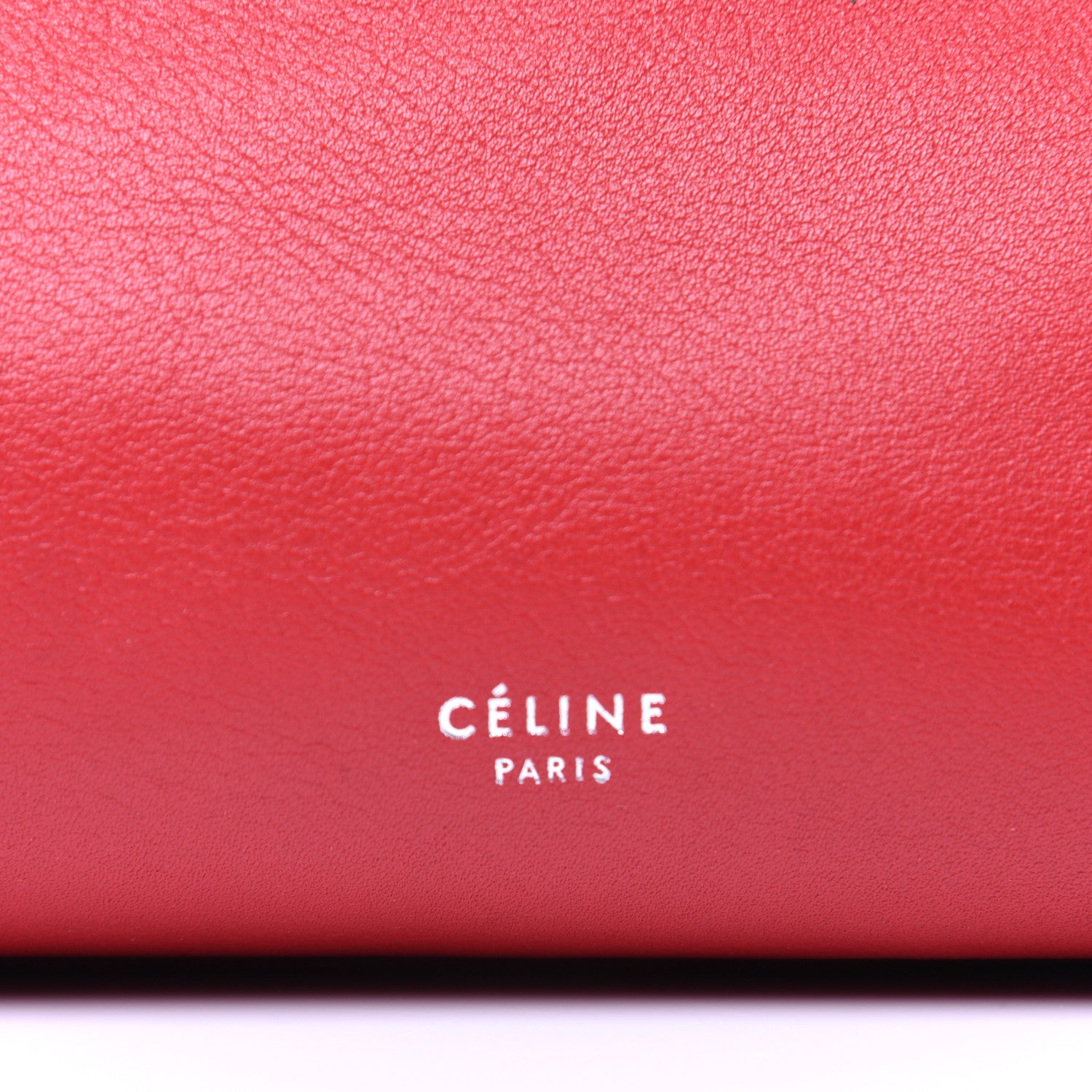 Celine Smooth Calfskin Small Big Bag Red 9 of 11