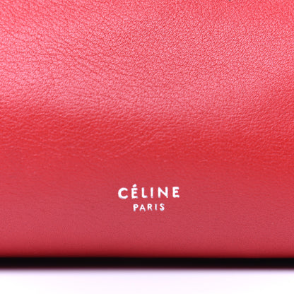 Celine Smooth Calfskin Small Big Bag Red 9 of 11