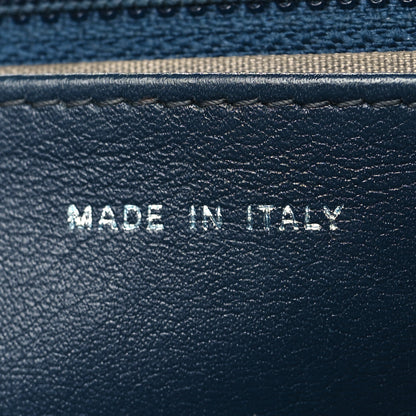 Chanel Patent Quilted Brilliant Wallet On Chain WOC Blue 7 of 14