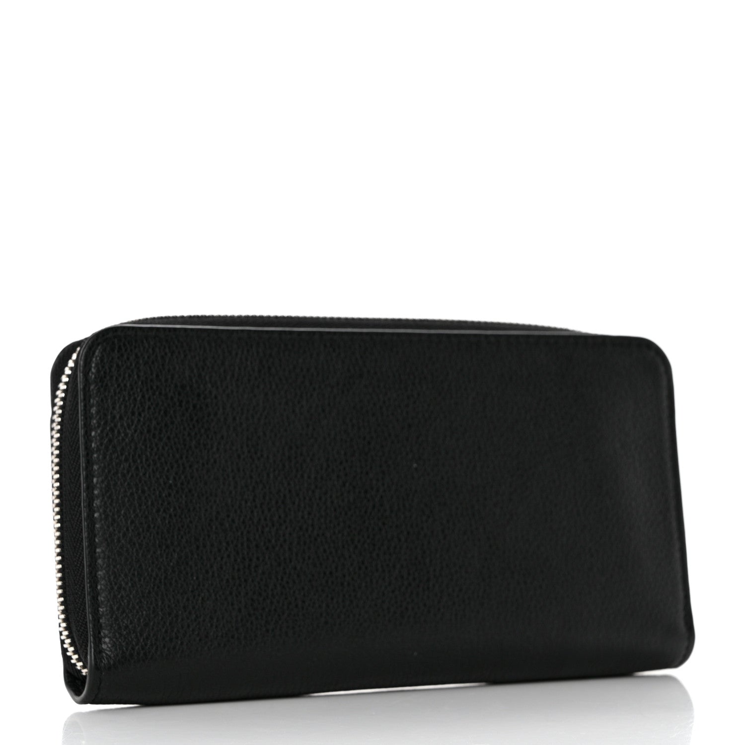 Louis Vuitton Calfskin Zippy Lockme Wallet Black 3 of 8